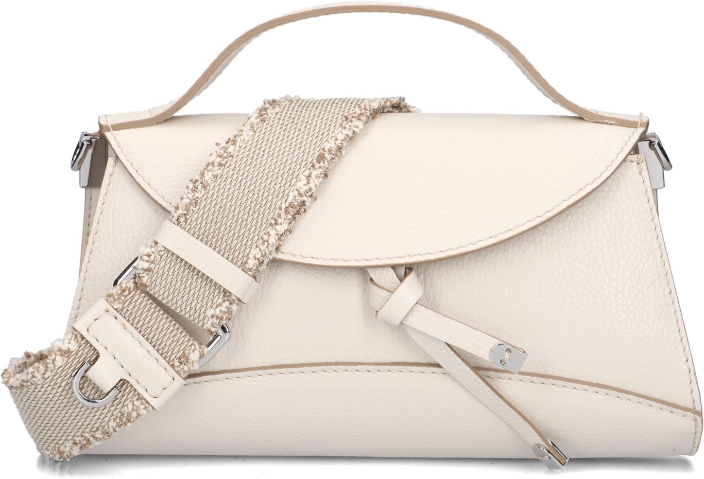 Gianni Chiarini Schoudertas
Dames Margot, Materiaal: Leer, Kleur: Wit afbeelding 1