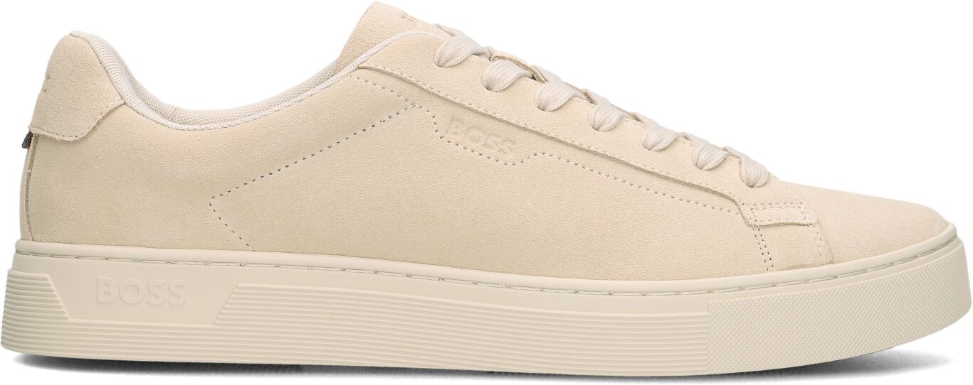 Boss Lage Sneakers Heren Rhys_tenn, Maat: 40, Materiaal: Suède, Kleur: Beige