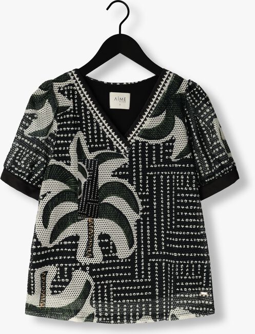 Zwarte AIME BALANCE T-shirt LOUISE TOP Zwarte AIME BALANCE T-shirt LOUISE TOP - large