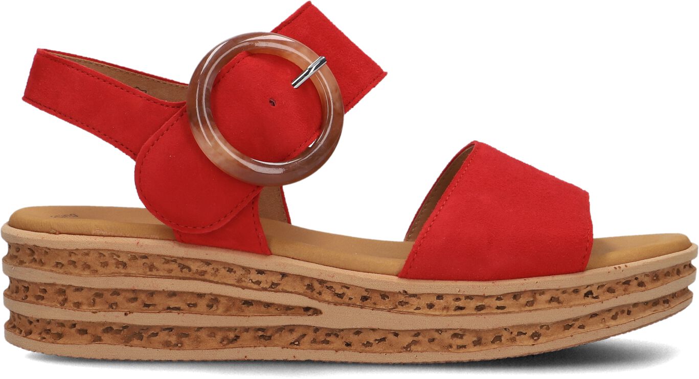 Gabor Sandalen
Dames 550.2, Maat: 38,5, Materiaal: Suède, Kleur: Rood