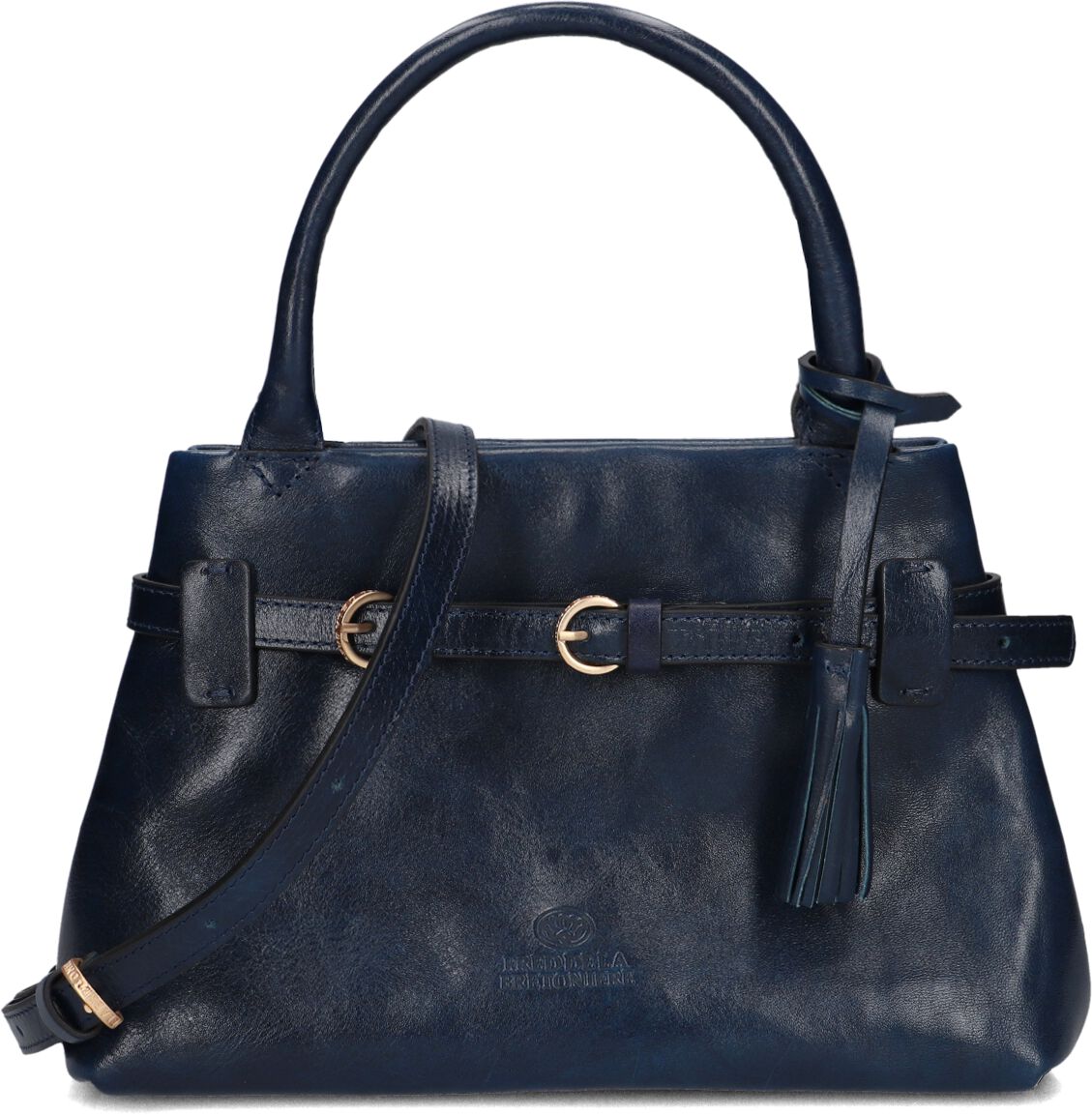 Fred De La Bretoniere Fred de la Bretoniere Handtas Dames Mae Mini Handbag, Materiaal: Leer, Kleur: Donkerblauw
