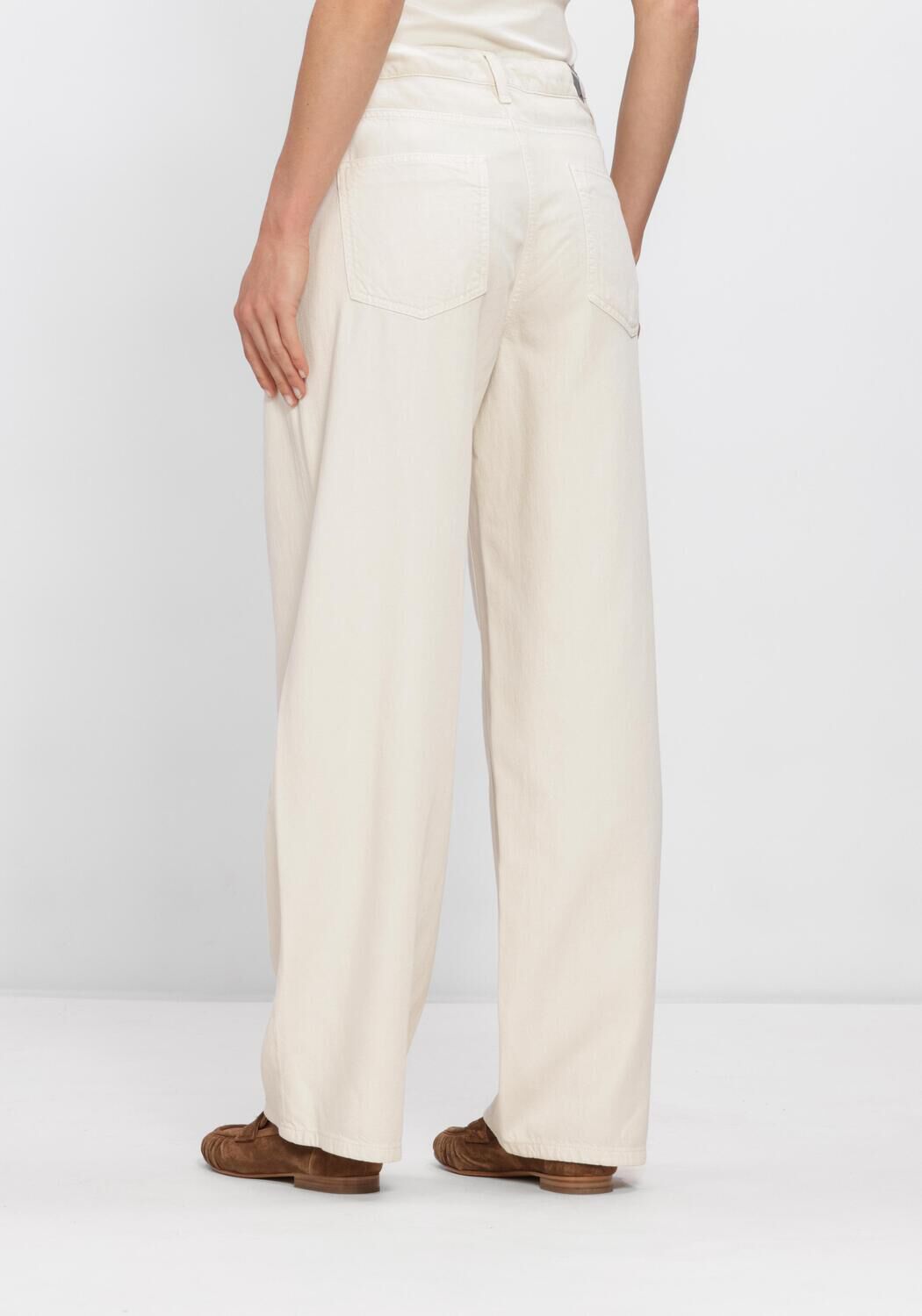 Ecru CAMBIO Mom jeans BAGGY - large