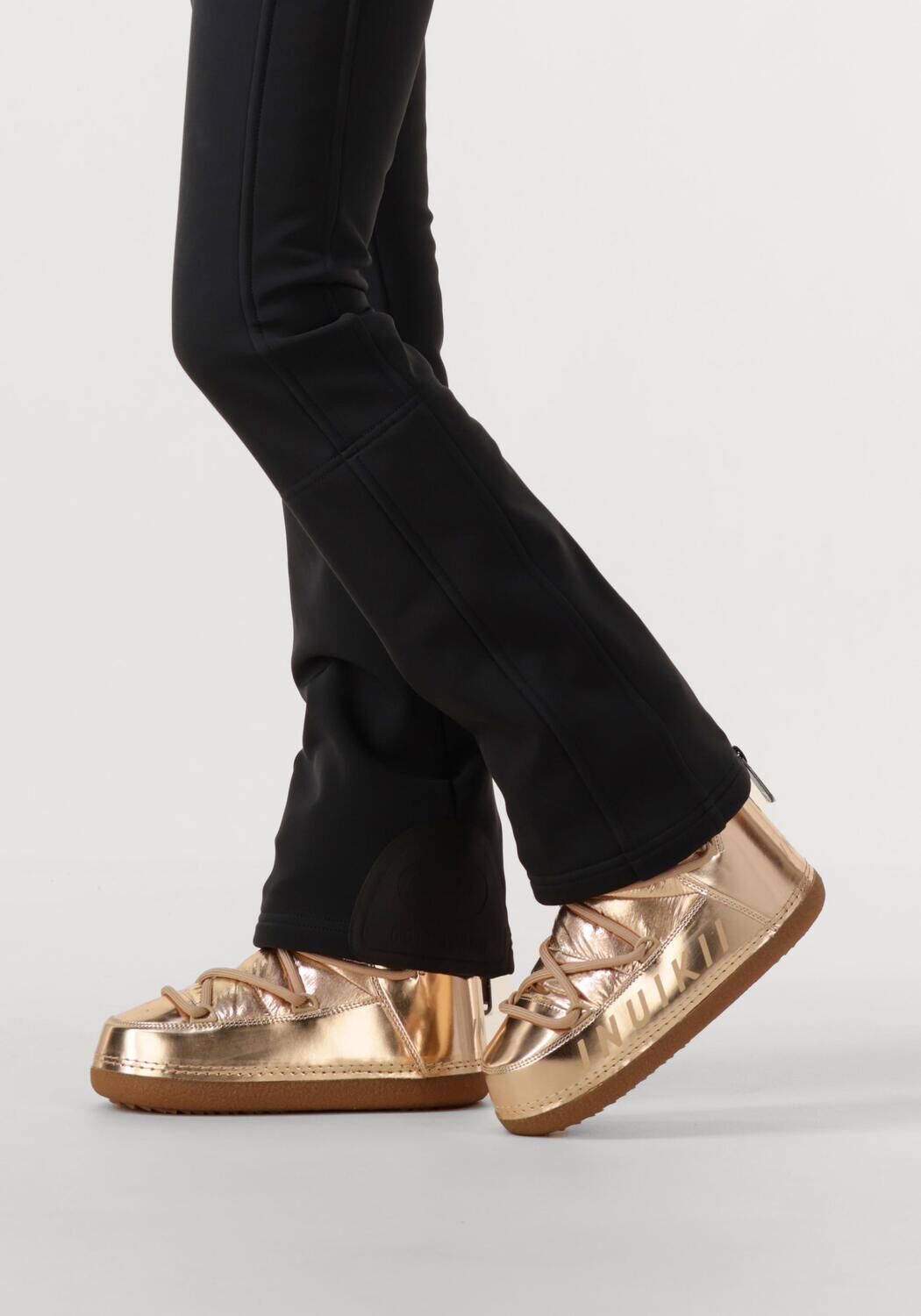 Goudkleurig INUIKII Vachtlaarzen MOUNTAIN METALLIC - large