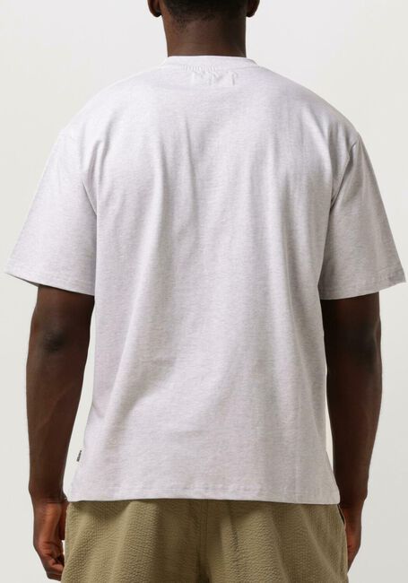 Lichtgrijze WOODBIRD T-shirt WBBAINE BASE TEE - large
