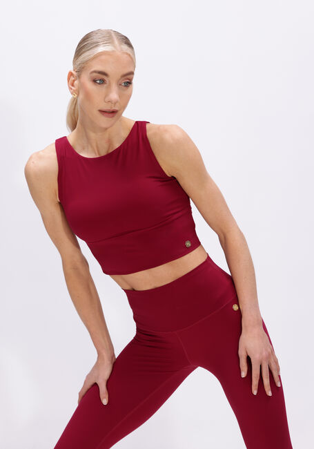 Bordeaux HOUSE OF GRAVITY Top CROSS CROP TOP - large