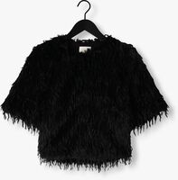 Zwarte SUMMUM Vest SHORTSLEEVE JACKET FAUX FEATHER FUR Zwarte SUMMUM Vest SHORTSLEEVE JACKET FAUX FEATHER FUR - medium