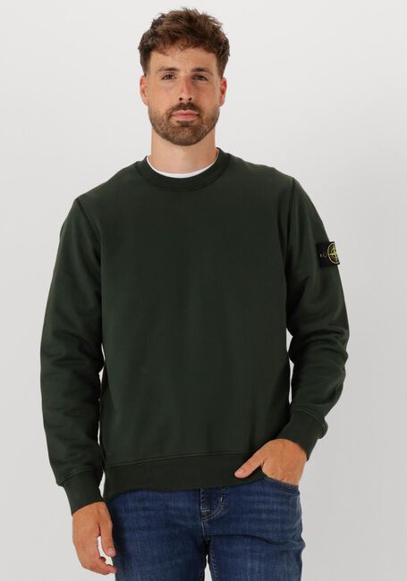 Donkergroene STONE ISLAND Trui SWEATSHIRT - large