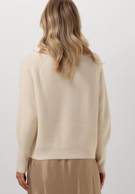 Beige DANTE6 Coltrui VERLEY PEARL RIB SWEATER - large