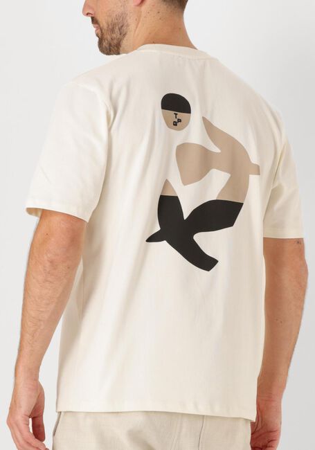 Gebroken wit THE GOODPEOPLE T-shirt TITAN - large