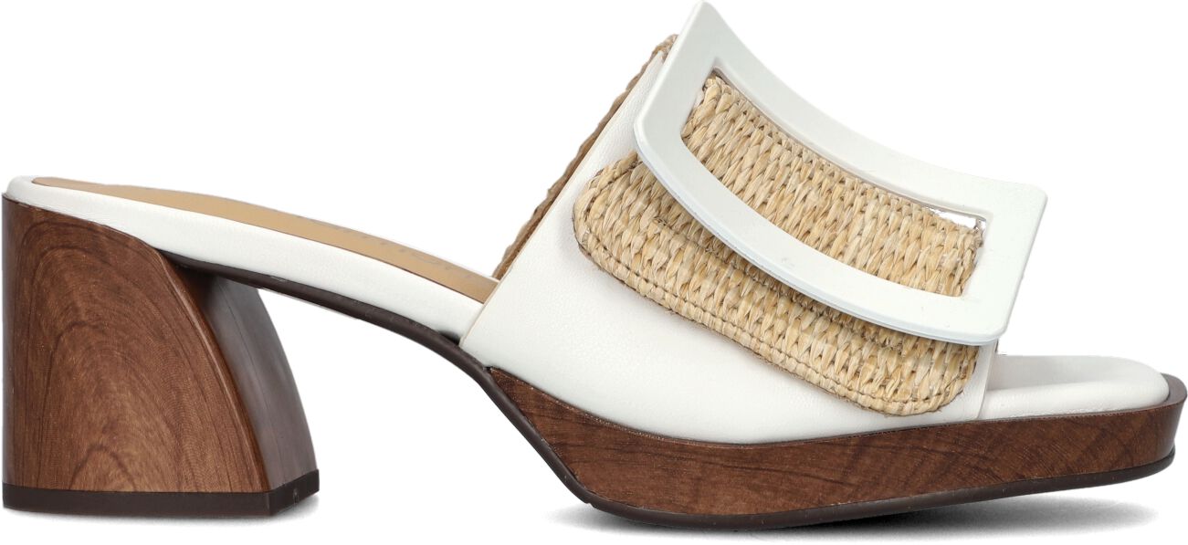 Noa Harmon Muiltjes Dames 9262, Maat: 38, Materiaal: Leatherlook, Kleur: Wit