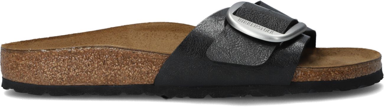 Birkenstock Slippers
Dames Madrid Big Buckle Dames, Maat: 41, Materiaal: Leer, Kleur: Zwart