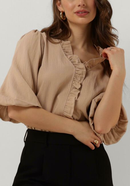Ecru CO'COUTURE Blouse SUADA PUFF SS BLOUSE - large