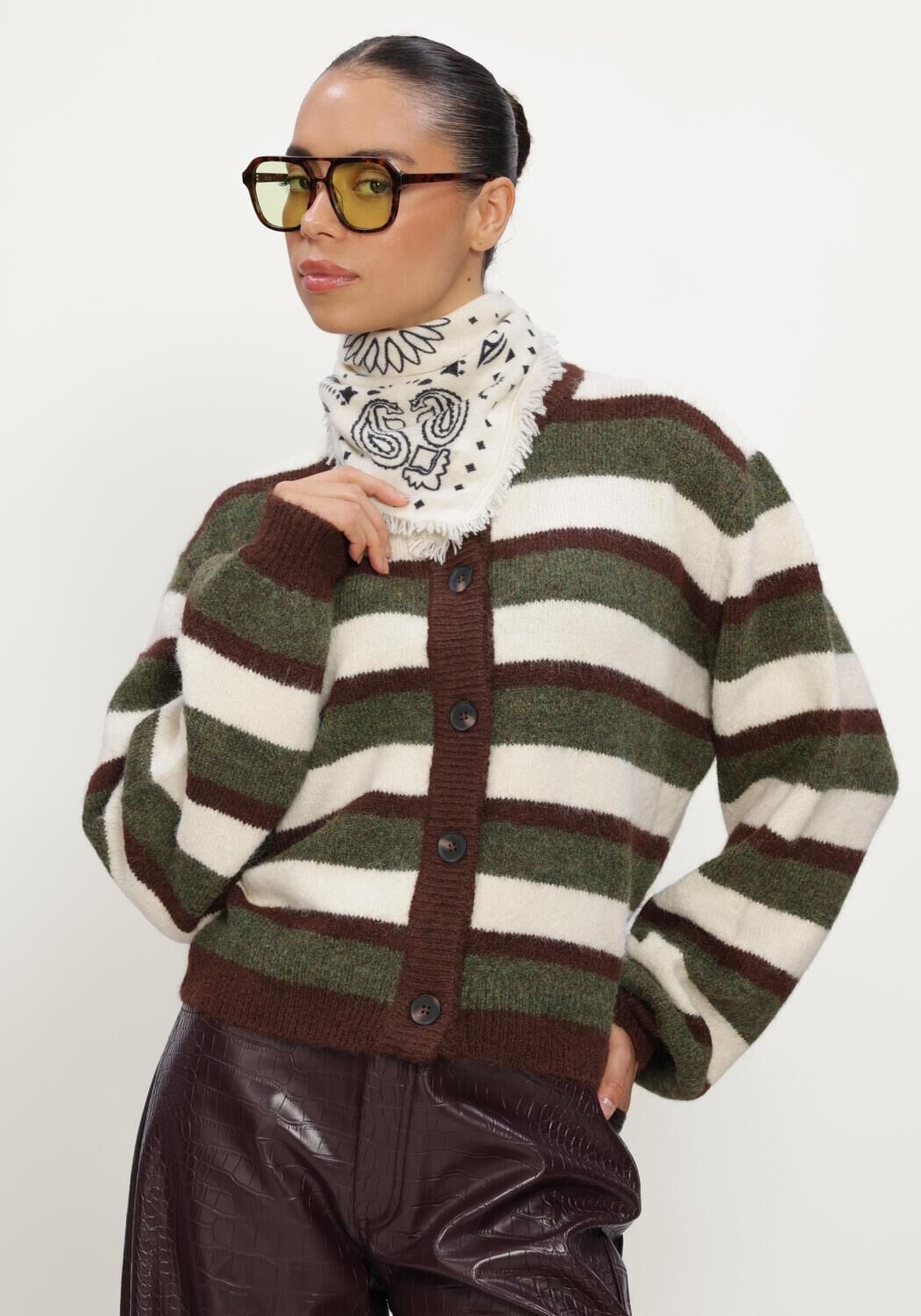 Bruine STIEGLITZ Vest MOYA - large
