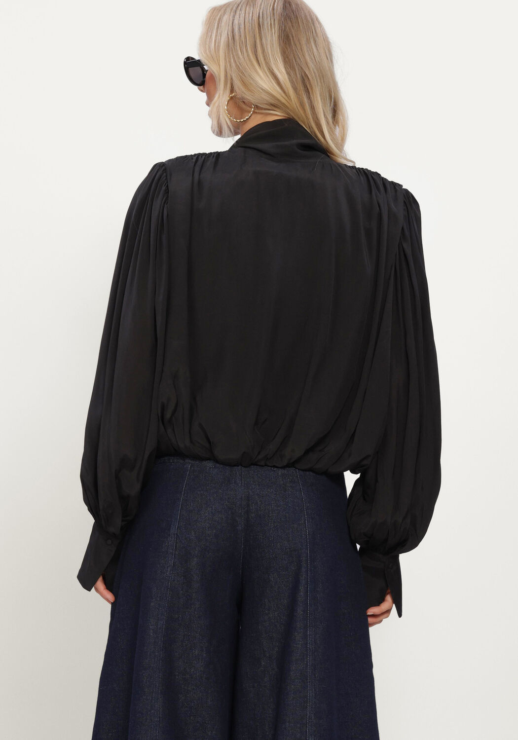 Zwarte COPENHAGEN MUSE Blouses CMLAURA-BLOUSE - large