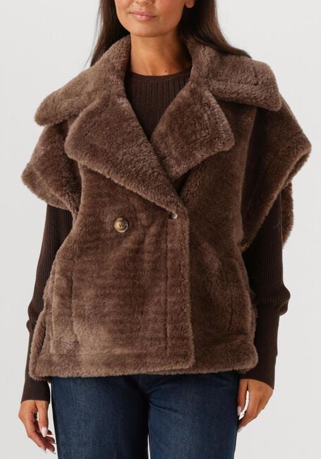 Bruine IBANA Teddy jas JAXEY - large
