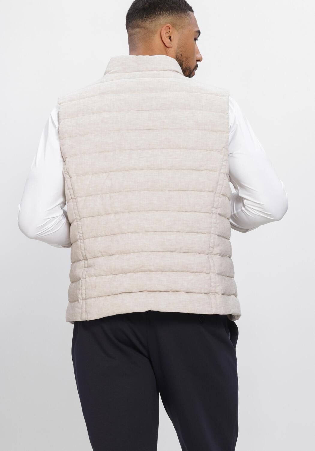 Beige MOORER Bodywarmer CALAF-LSN - large
