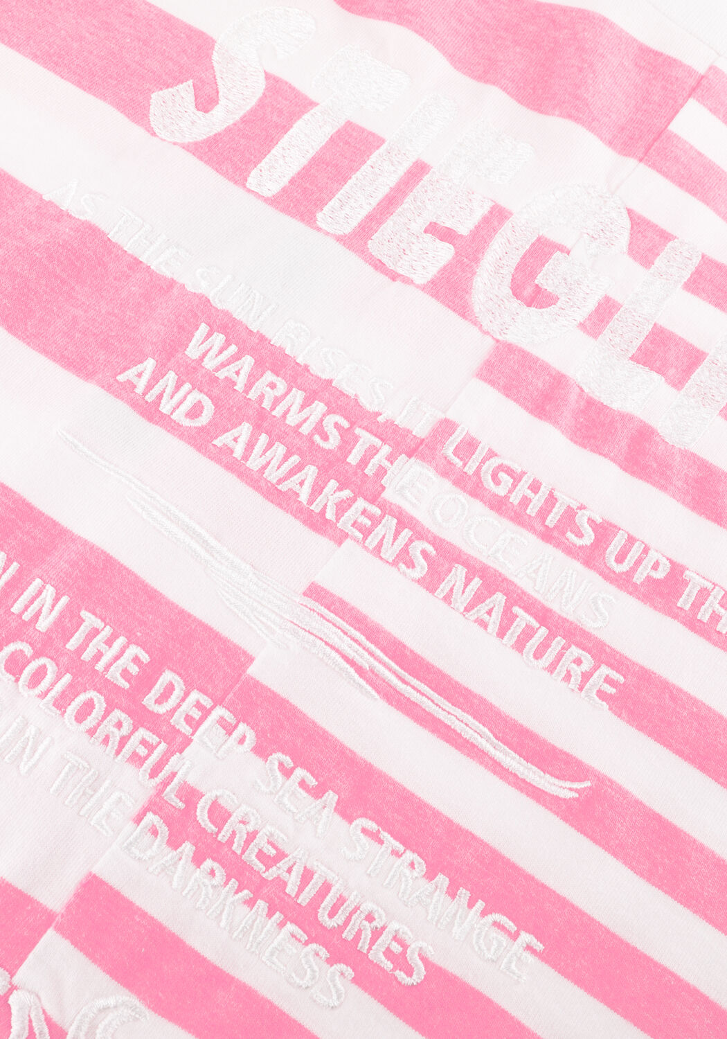 Roze STIEGLITZ Trui TACITO SKATE TEE WIDE SLEEVES - large