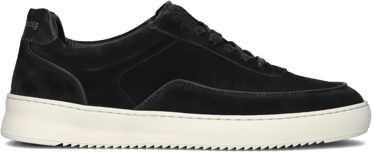 Filling Pieces Lage Sneakers Heren Mondo Suede Lux, Maat: 42, Materiaal: Suède, Kleur: Zwart
