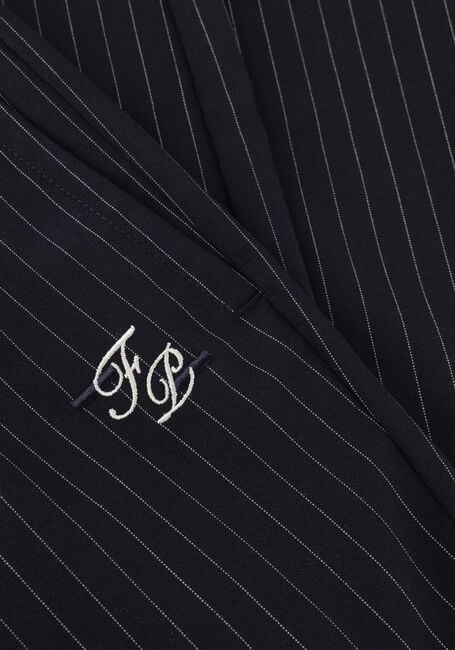 Donkerblauwe FILLING PIECES Pantalon COACH PANTS PINSTRIPE - large