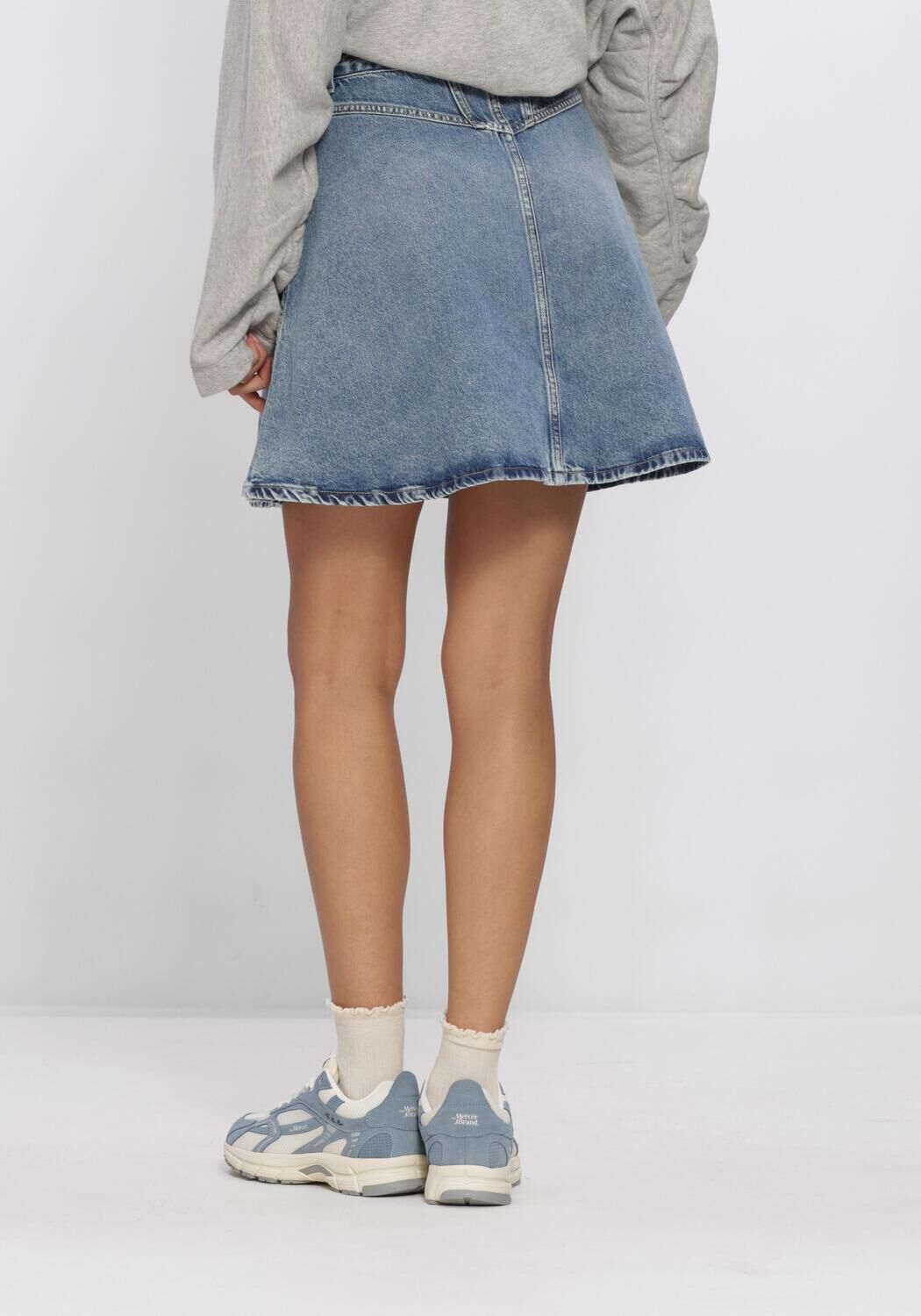 Blauwe CLOSED Rokken VOLANT MINI SKIRT - large