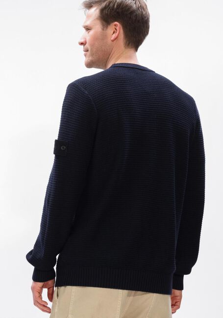 Donkerblauwe STONE ISLAND Trui CREW NECK S00FA - large