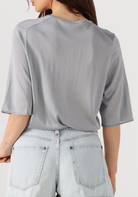 Grijze DRYKORN T-shirt NISLE - large