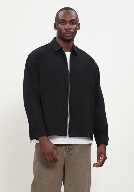 Zwarte NEW AMSTERDAM SURF ASSOCIATION Vest ZIP UP SHIRT BLACK - large