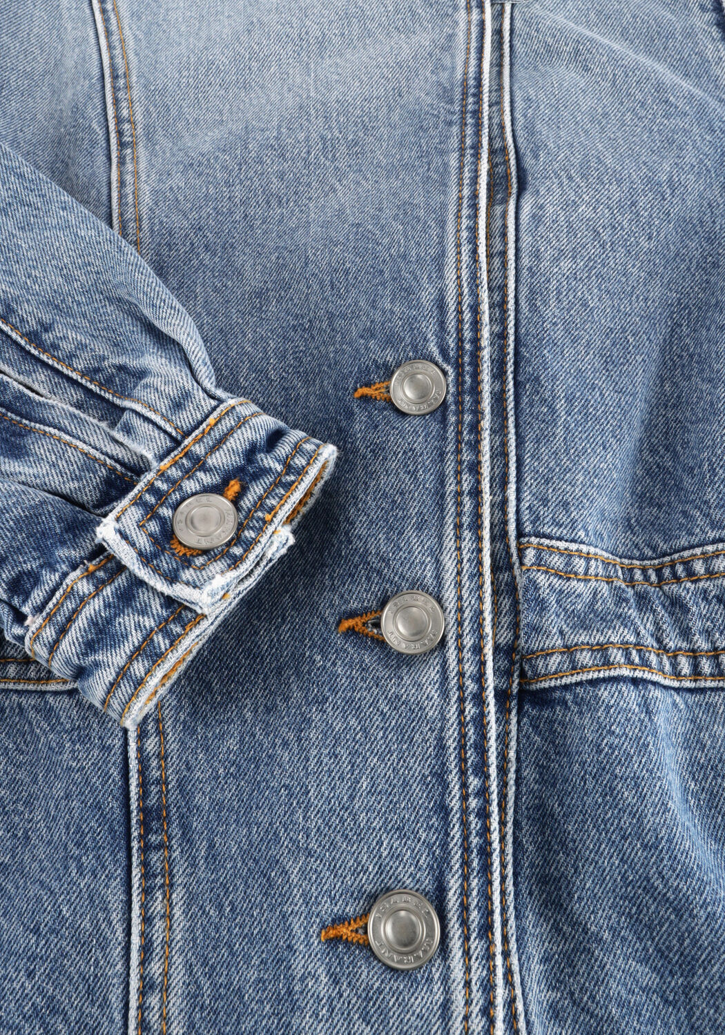 Blauwe ISABEL MARANT Spijkerjas DOLIE-GZ - large