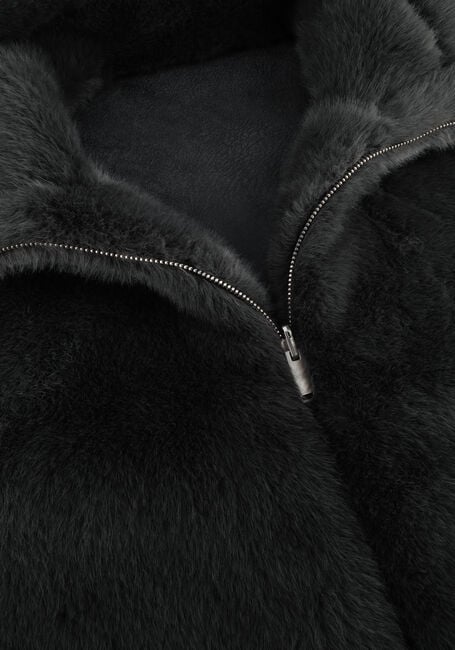 Donkergrijze STUDIO AR Faux fur jas MARA - large