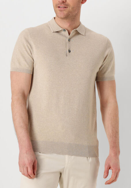 Beige PROFUOMO Polo POLO SHORT SLEEVE - large