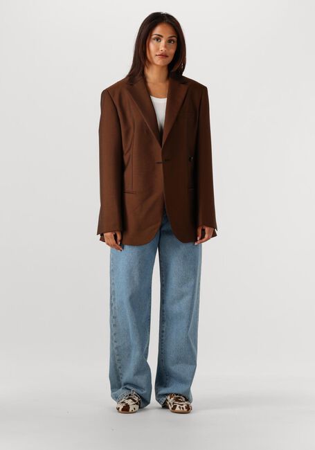 Blauwe ROHE Wide jeans BAGGY FIT DENIM - large