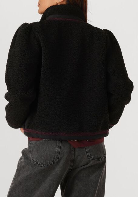 Zwarte ANTIK BATIK Teddy jas SALLY JACKET - large