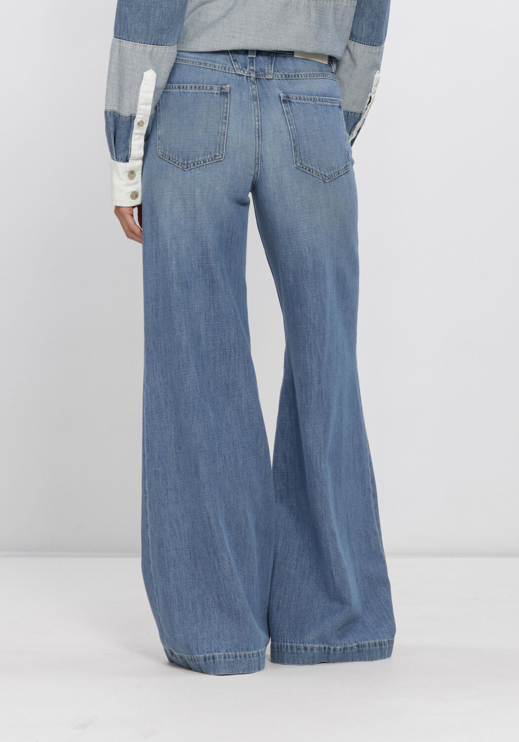 Blauwe CLOSED Flared jeans GLOW UP - large