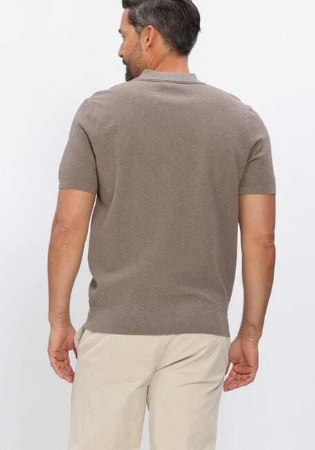 Taupe PROFUOMO Polo POLO OPEN COLLAR LUXURY BASIC - large