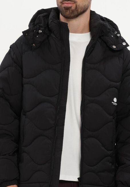Zwarte NEW AMSTERDAM SURF ASSOCIATION Gewatteerde jas DETACHABLE JACKET - large