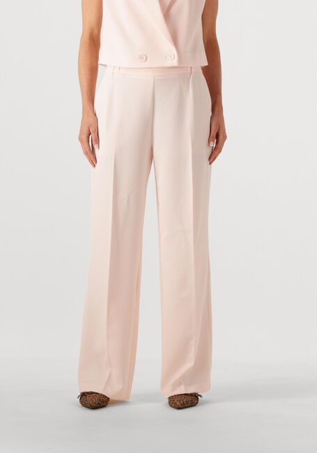 Lichtroze DANTE6 Wijde broek FABRI ELASTICATED WIDE LEG PANTS - large