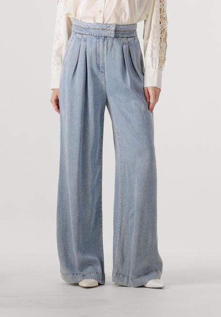 Lichtblauwe AAIKO Wijde broek FREDERIQUE TEN 520 - large