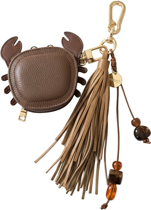 Dames Bijou De Sac Crab, Kleur: Bruin afbeelding