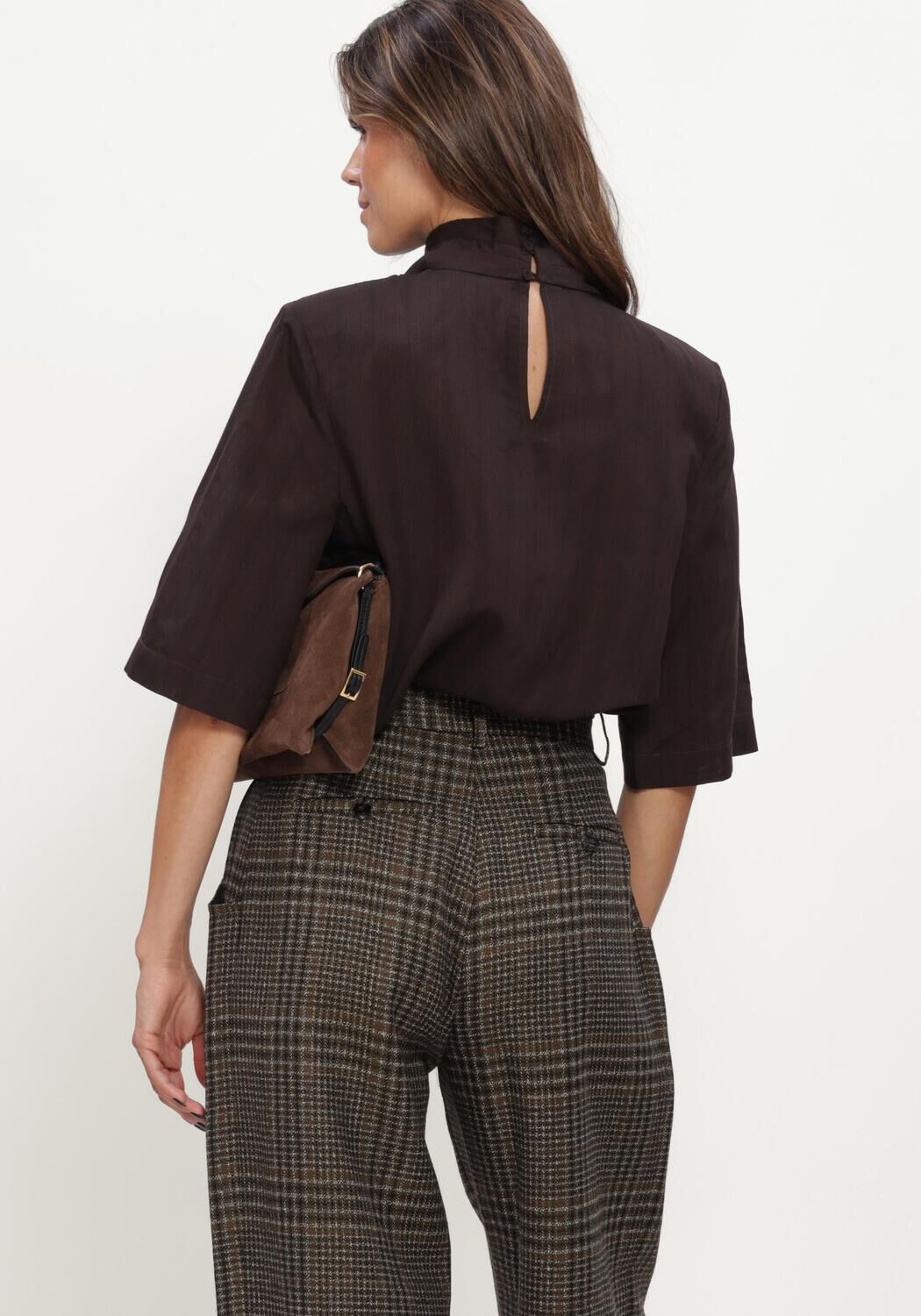 Bruine MARGAUX LONNBERG Blouses MORO CHEMISE - large