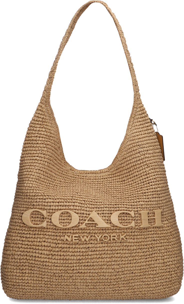 Coach Coach Schoudertas Dames Straw Brooklyn Shoulder Bag 39, Materiaal: Raffia, Kleur: Beige
