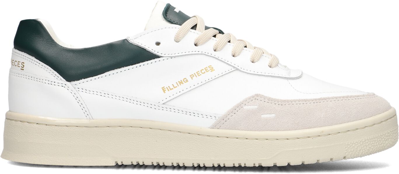 Filling Pieces Lage Sneakers Heren Ace Tech, Maat: 46, Materiaal: Leer, Kleur: Wit