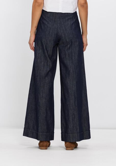 Donkerblauwe MAX MARA Wijde broek DENIM TROUSER - large