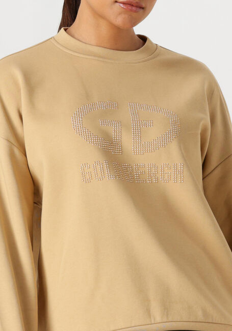 Beige GOLDBERGH Sweater ALESSANDRA CREW NECK SWEATER - large