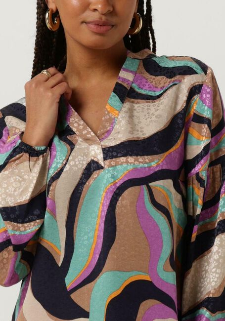 Paarse MOS MOSH Blouses NENA ONDA BLOUSE - large