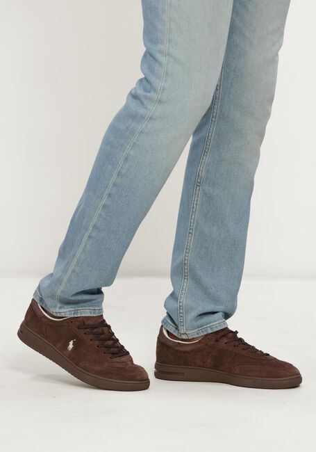 Bruine POLO RALPH LAUREN Lage sneakers BEDFORD PP-SNEAKERS-LOW TOP LACE - large