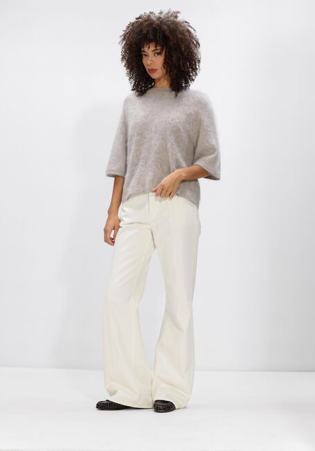 Ecru CLOSED Wide jeans GILLAN - large