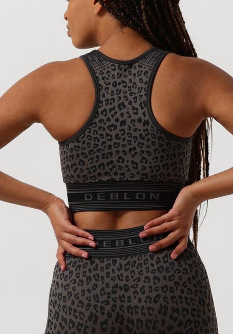 Zwarte DEBLON SPORTS Top JOY SEAMLESS TOP - large