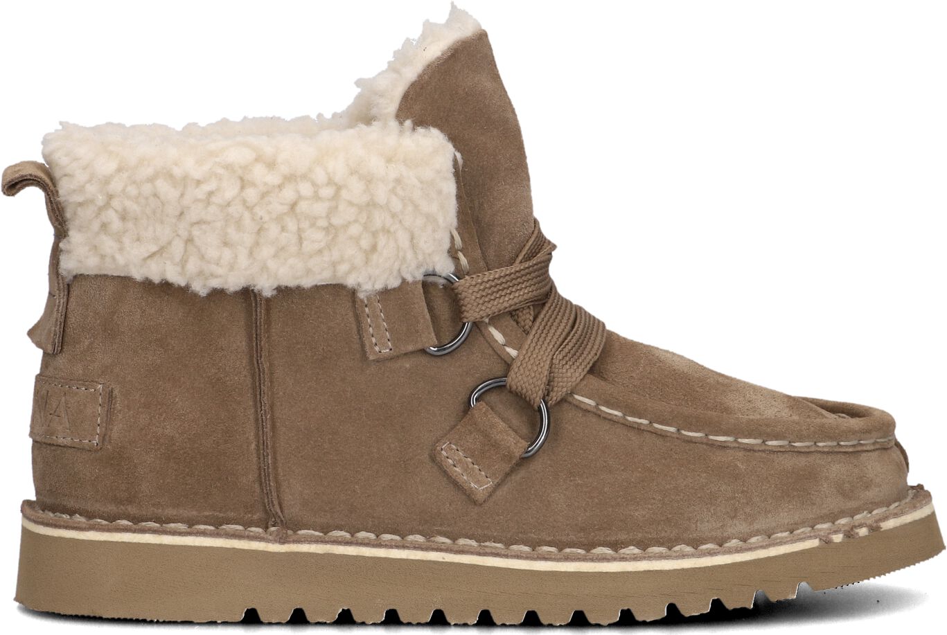 Ayana Veterboots Dames 2426, Maat: 41, Materiaal: Suède, Kleur: Taupe