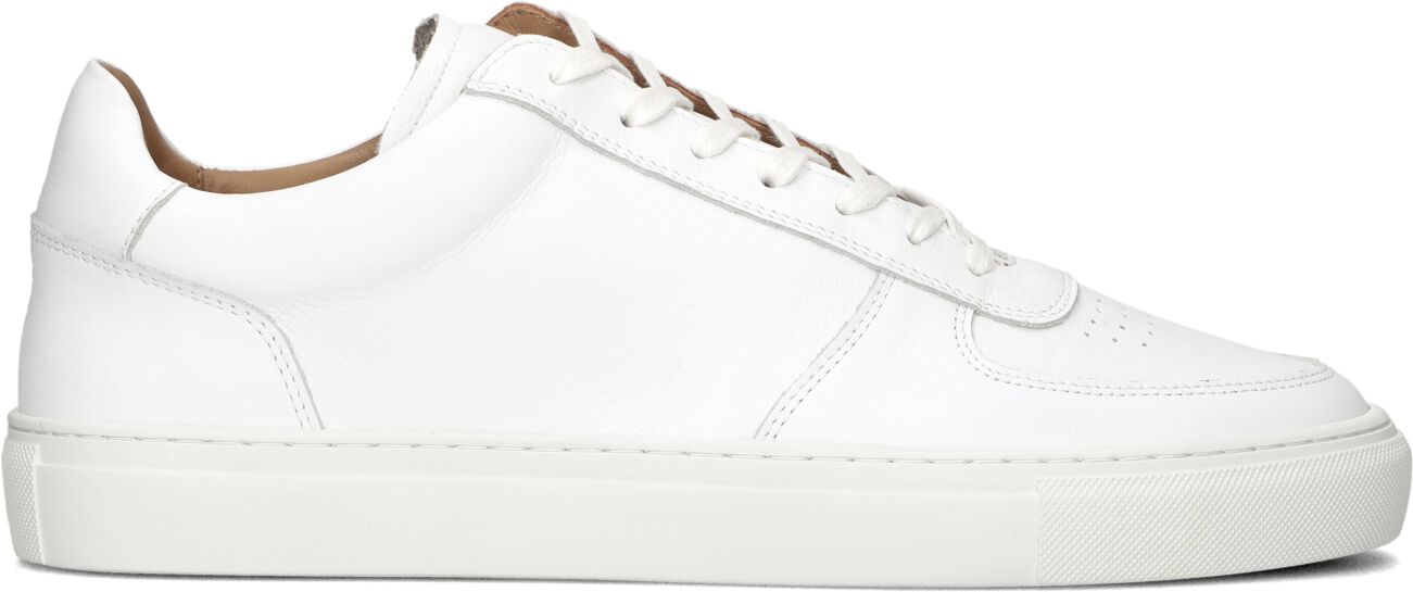 Stefano Lauran Lage Sneakers Heren S3271, Maat: 41, Materiaal: Leer, Kleur: Wit