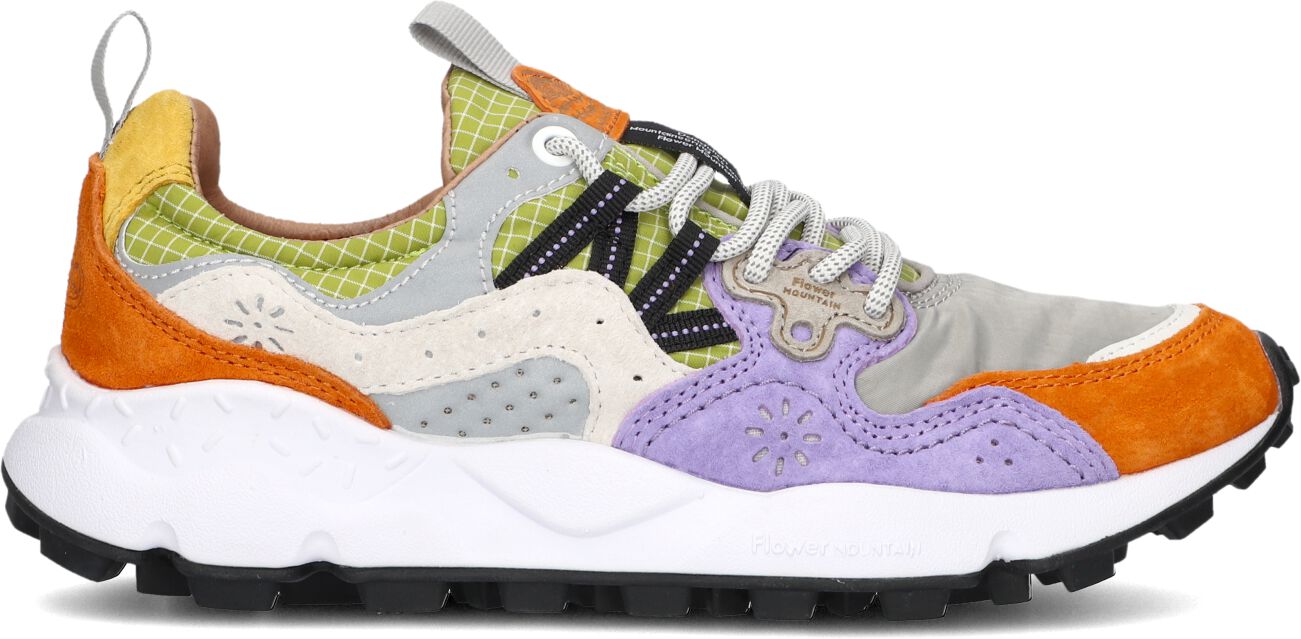 Flower Mountain Lage Sneakers Dames Yamano 3 Woman, Maat: 37, Materiaal: Suède, Kleur: Paars